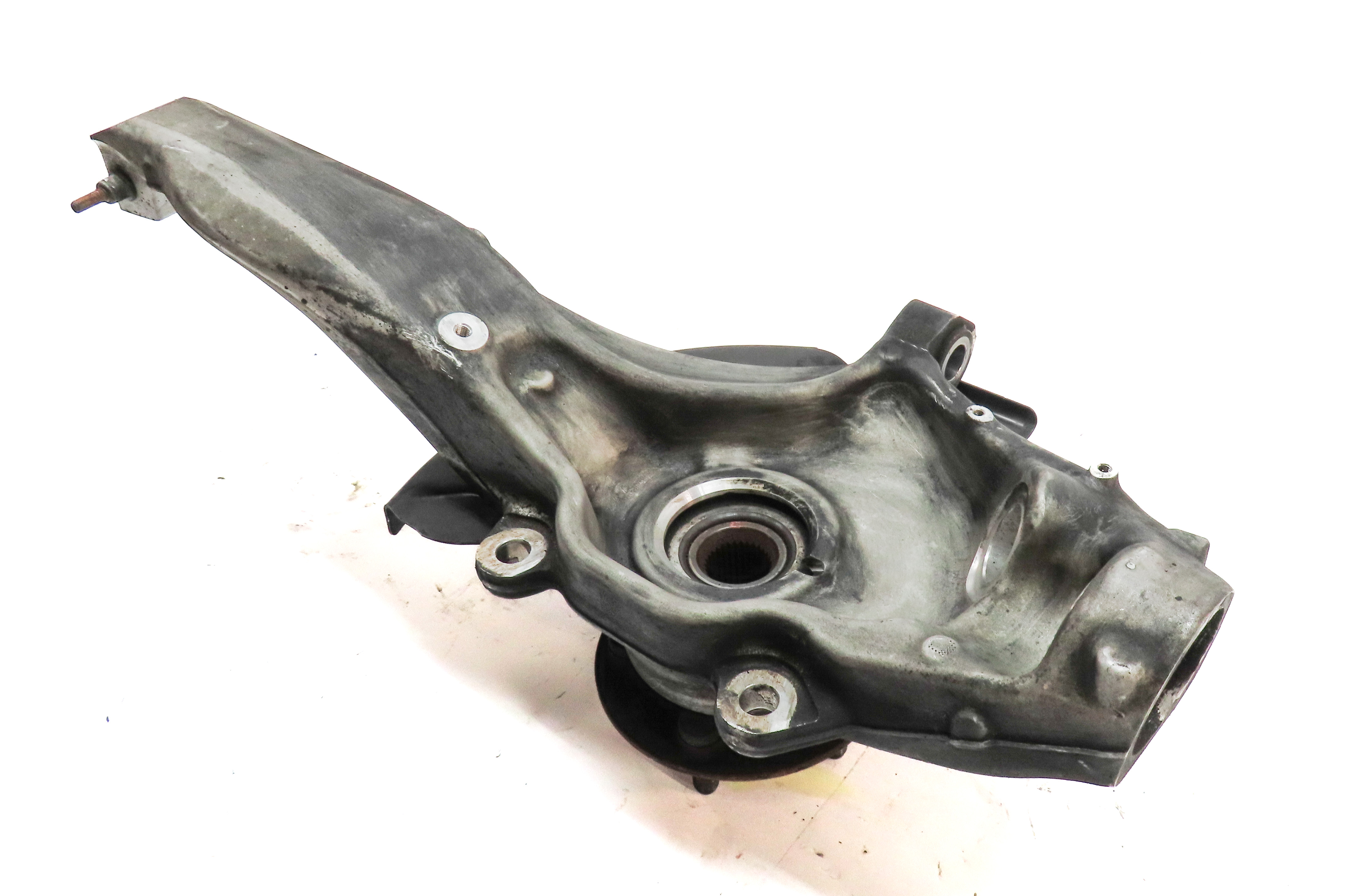2014-2017 RANGE ROVER SPORT (L494) FRONT LEFT DRIVER SPINDLE KNUCKLE WHEEL HUB — exact item pictured